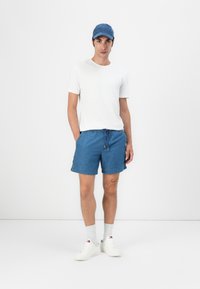 Tommy Jeans BEACH - Denim shorts - dark-blue denim