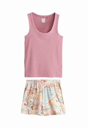 REGULAR FIT - SHORT SET - Pyjama - pink scene