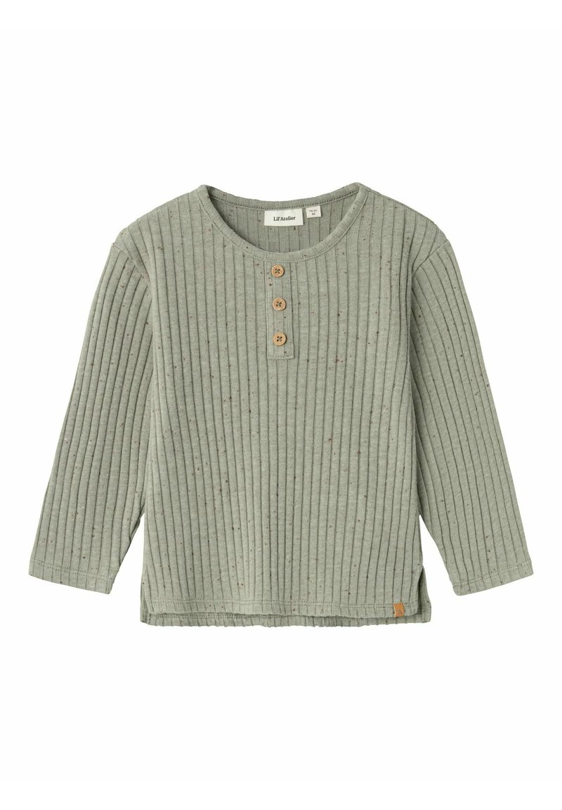 Lil' Atelier REGULAR FIT - Langarmshirt - seagrass
