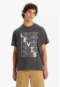 Levi's® SHORT-SLEEVE - Camiseta estampada - grigio