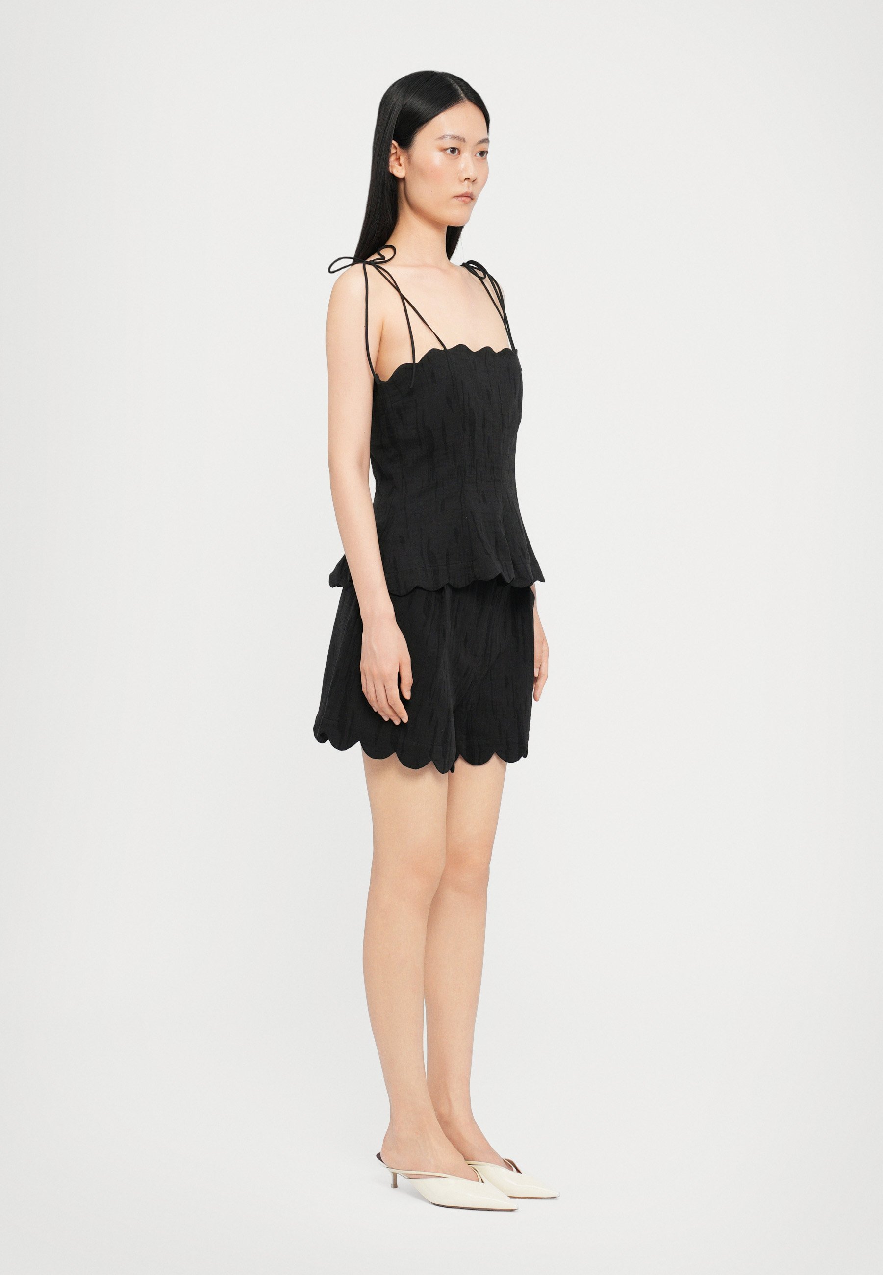 売れ筋商品|||ホフマン コペンハーゲン シャツ レディース トップス YARA - Blouse - black YARA top - Black – NÜ Denmark - INT.