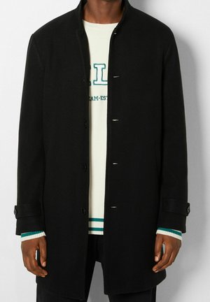 Klassischer Mantel - black