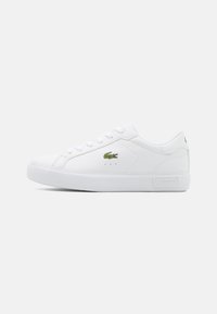 Lacoste - POWERCOURT JUNIOR TRAINERS - Sneakers - white Miniatyrbild 1