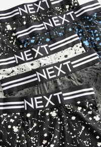 Next 5 PACK STANDARD - Shorty - black white splat