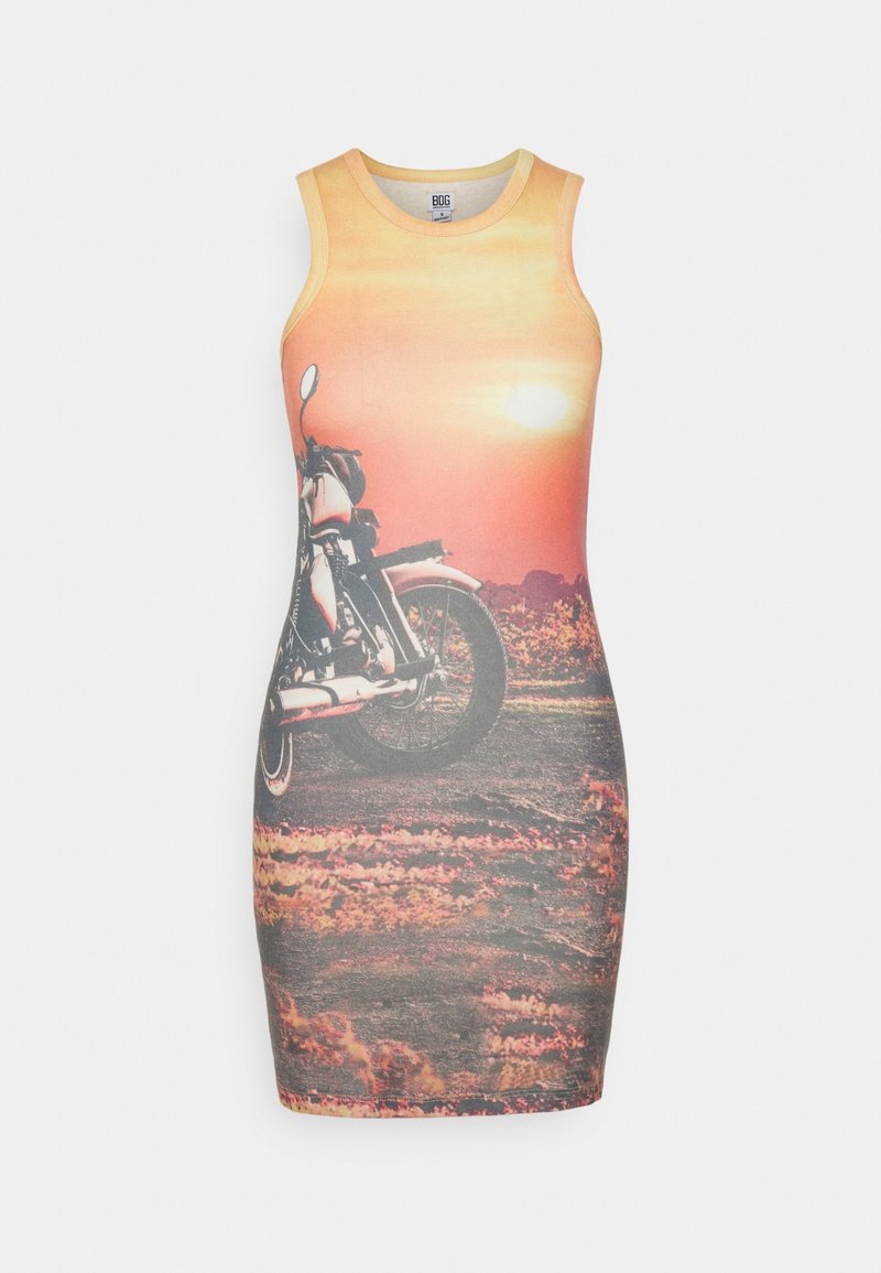 BDG Urban Outfitters Jersey dress - orange - (Pre-owned) - Zalando BDG Urban Outfitters Jersey dress - orange - (Pre-owned) - Zalando