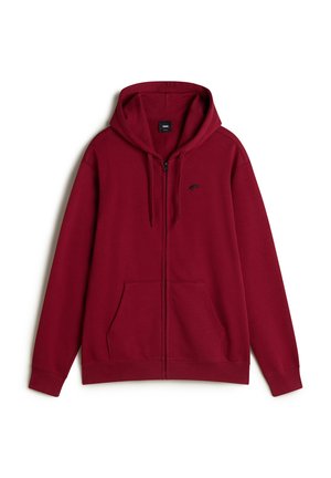 Vans SALTON LOOSE FIT FULL  - Felpa con zip - dark red