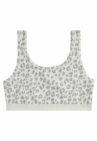 Next 3 PACK CROP - Top - white grey spots