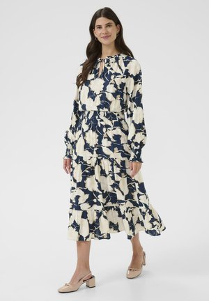 CRLUCCA LONG DRESS - Hverdagskjole - navy flower print