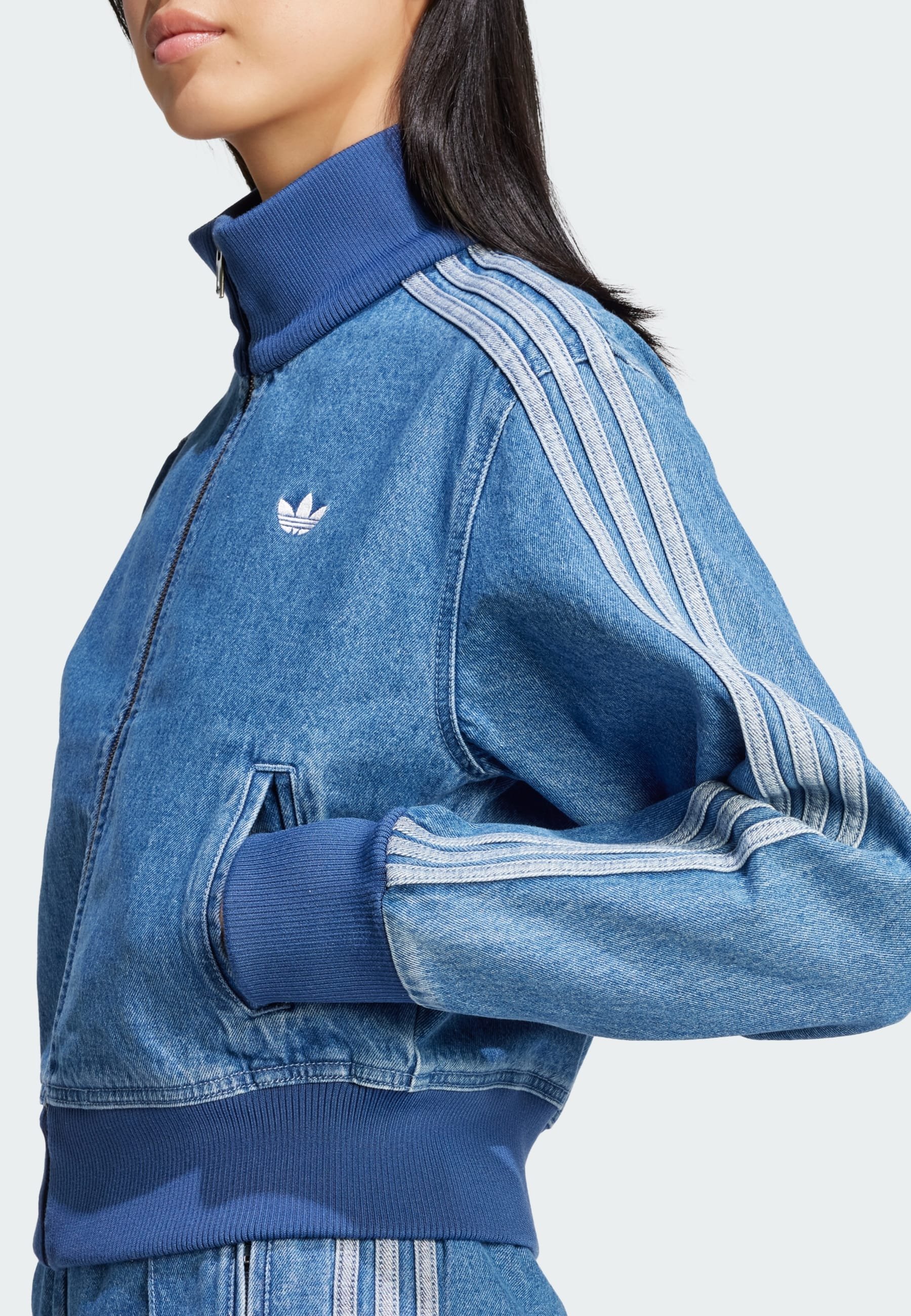 adidas Originals ADICOLOR DENIM TRACK - Trainingsjacke - indigo