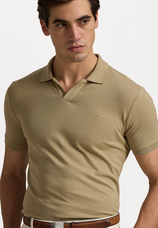 CUSTOM SLIM FIT STRETCH - Polo shirt - classic khaki2