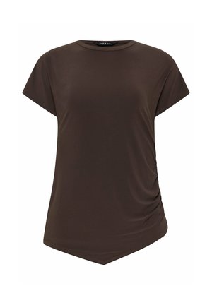 Long Tall Sally, TALL BASIC TOPS - T-shirt print - chocolate