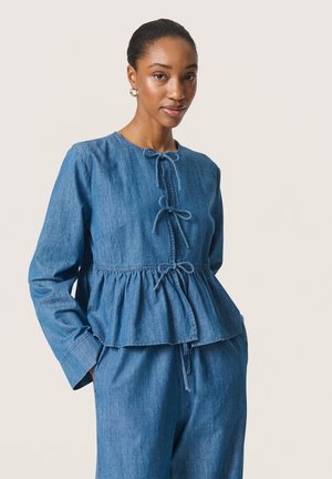Soaked in Luxury SLCHAMY - Blouse - medium blue denim