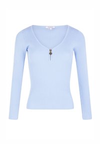 Morgan LONG-SLEEVED ZIPPED DETAIL - Maglione - bleu ciel
