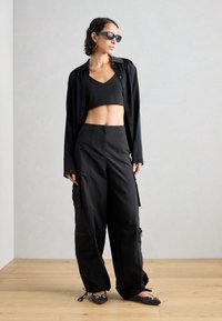 Anna Field Wide Fit Sabrinas com tira no tornozelo - black