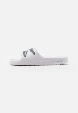 CROCO - Sandali da bagno - white/dark green