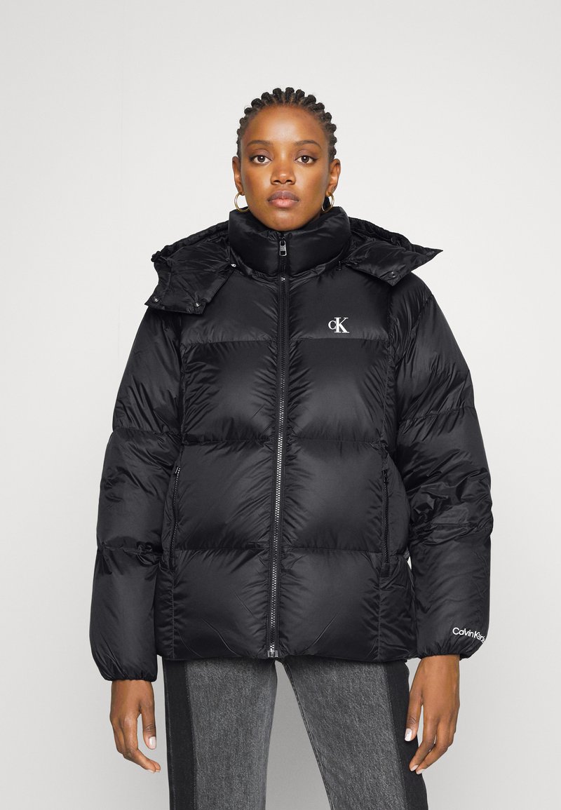 Calvin Klein Jeans OVERSIZED PUFFER Down jacket black Zalando.ie