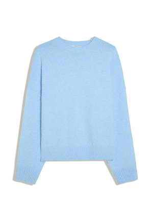 Bershka, BOXY ROUND NECK - SWEATER - Jumper - light blue