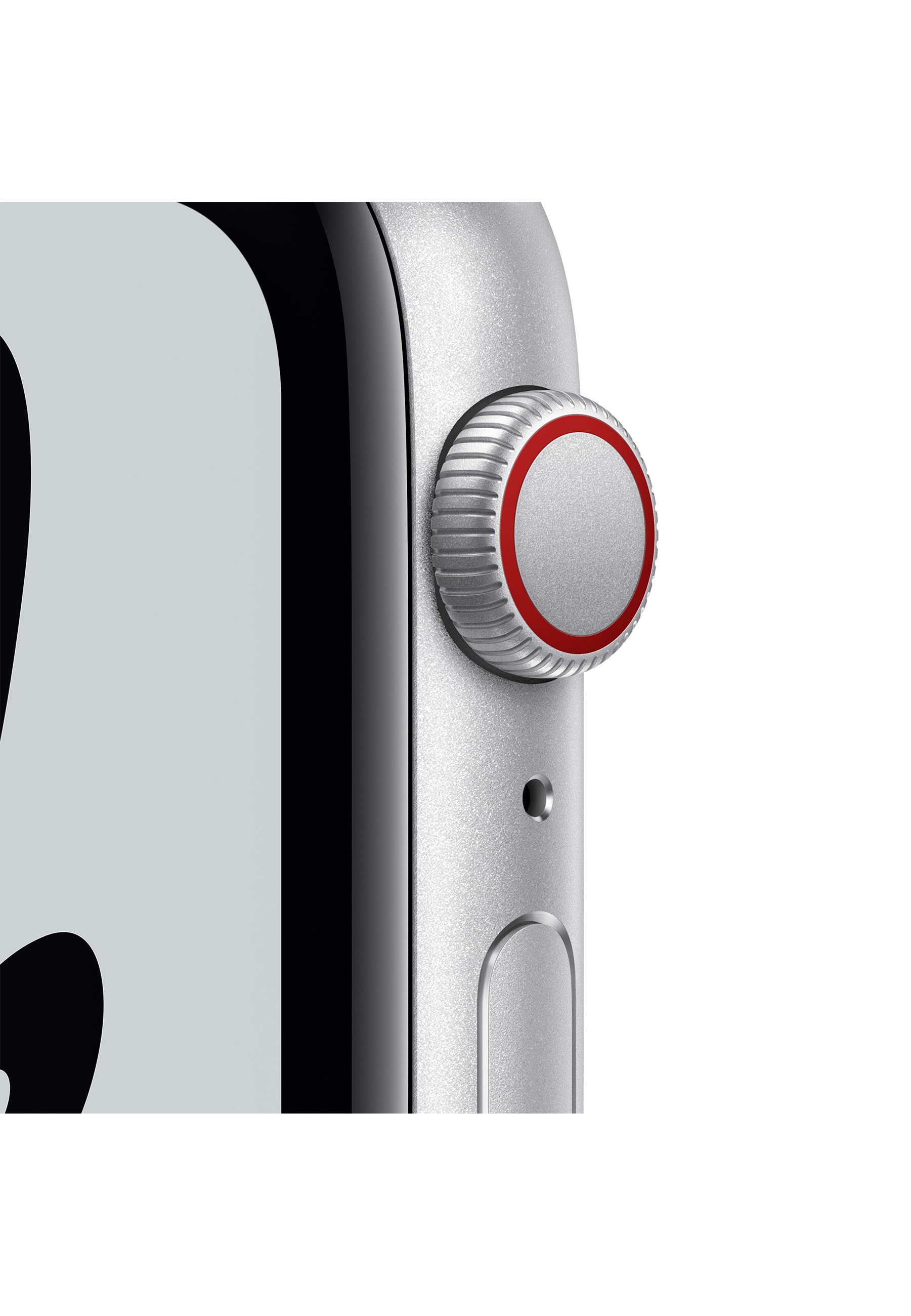 Apple APPLE WATCH NIKE SE 44MM (GPS + CELLULAR) - Smartwatch - silver  aluminium case with pure platinum/black nike sport band/silberfarben -  Zalando.de
