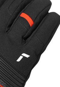 Reusch FINGERHAND LOUIS - Fingerhandschuh - blck blck melang fire red