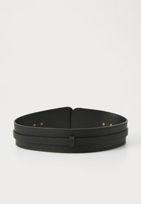 Anna Field LEATHER - Ceinture taille haute - black