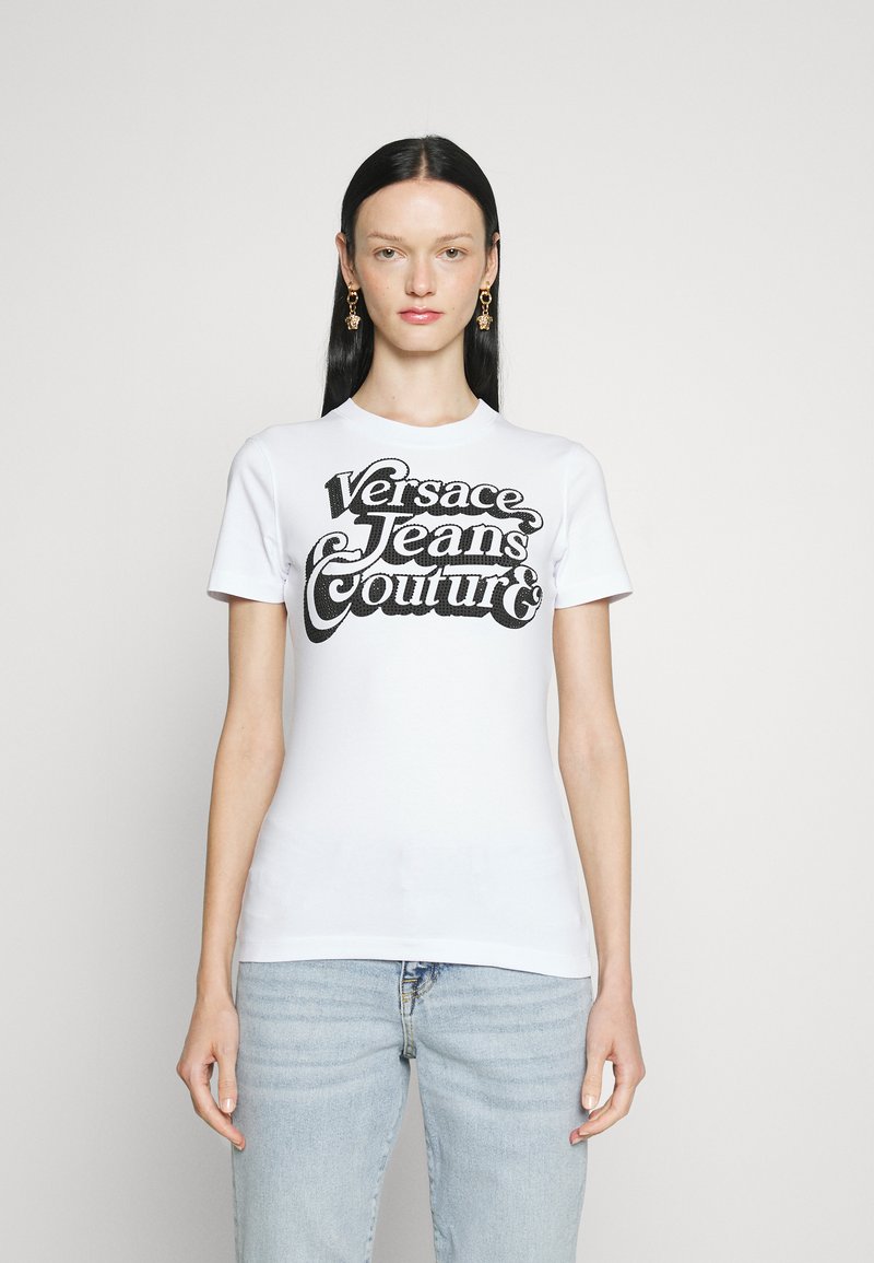 Versace Jeans Couture Men's Shirt Con Stampa White main image 1