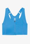 MEDIUM SUPPORT BRA WITH ZIP UP FRONT & ADJUSTABLE STRAPS
 - Sportski grudnjak sa srednje jakom potporom - blue