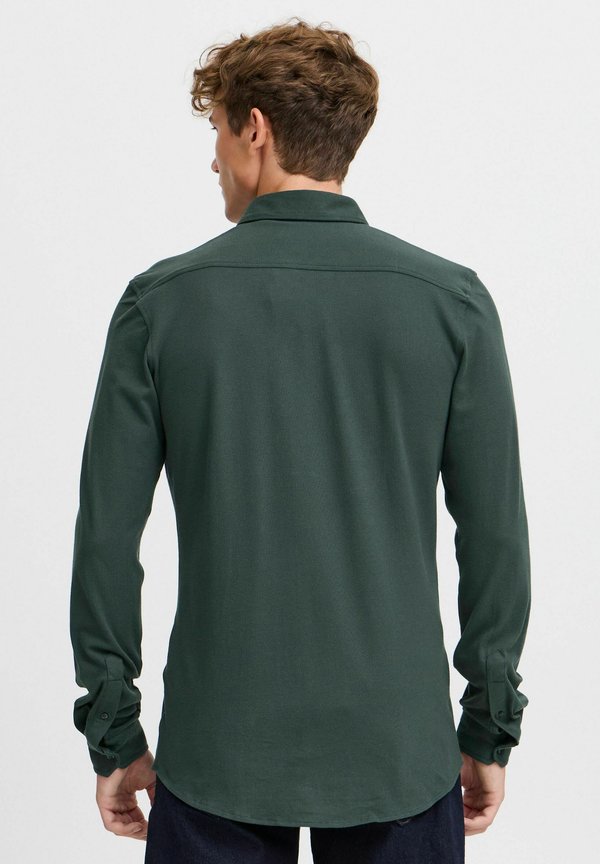 CFARTHUR LS BU jersey piquet - Shirt - darkest spruce2