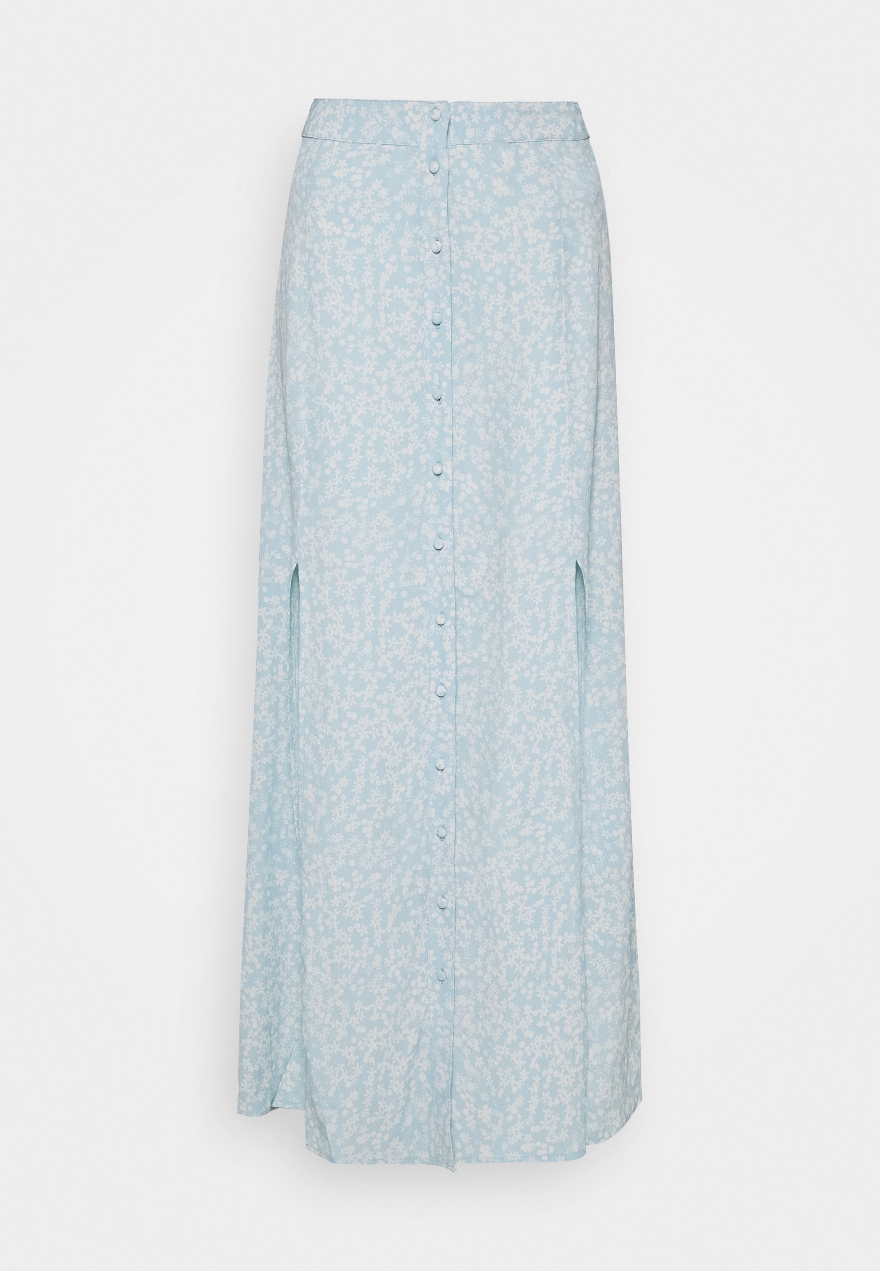 petite denim maxi skirt