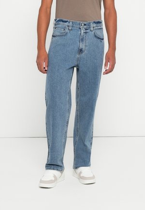 Vrečaste kavbojke - blue denim