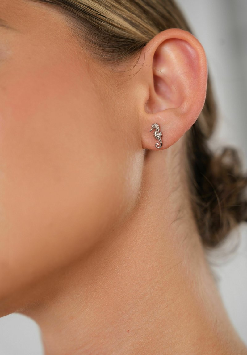 PURELEI SEAHORSE - Ohrringe - silberfarben