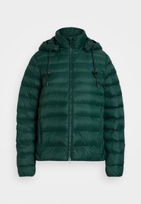 WATER RESISTANT PACKABLE HOODED JACKET - Viegla jaka - haven green