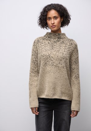 Street One JACQUARD - Strickpullover - beige