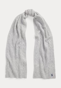 CABLE KNIT WOOL CASHMERE SCARF - Sjaal - soft grey