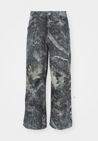LEAF LOOSE LEG PANTS - Relaxed fit jeans - brown