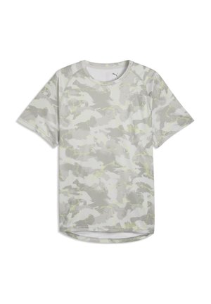 M PWRTRAIN AOP TEE - Tricou cu imprimeu - glacial gray/apple spritz