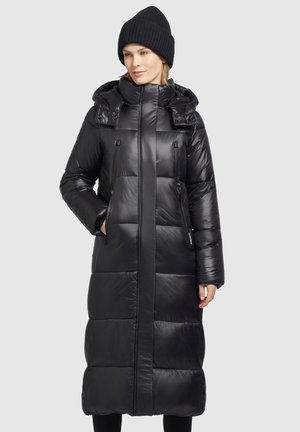 MELONA SHINY - Winter coat - schwarz