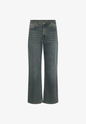 My Essential Wardrobe, JEANS WIDE MWLOUIS 139 LIMITED - Wide Leg - dark blue dirty wash