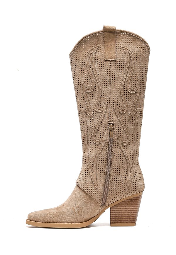 Cowboy-/Bikerboot - natur