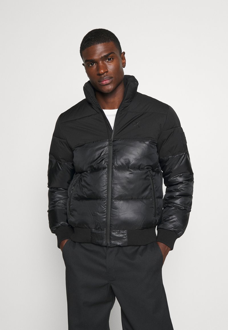 Calvin Klein Jeans MATTE AND SHINE PUFFER - Winter jacket - black ...