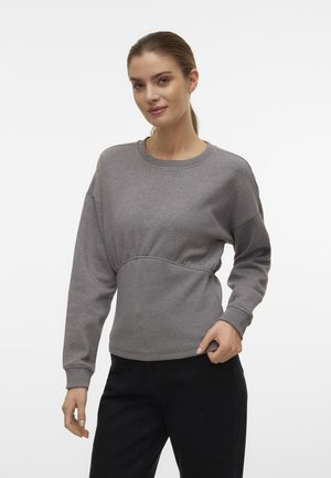 Vero Moda VMVIBE - Sweatshirt - medium grey melange