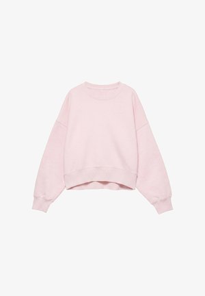 PULL&BEAR, ROUND NECK - SWEATSHIRT - Sweatshirt - pink