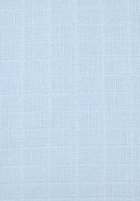 Tejido texturizado en un suave azul claro, con un patrón de cuadrícula que presenta cuadrados sutiles, hecho de material tejido para un acabado limpio y suave.