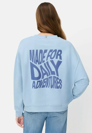 MIT BACKPRINT - Sweater - soft blue