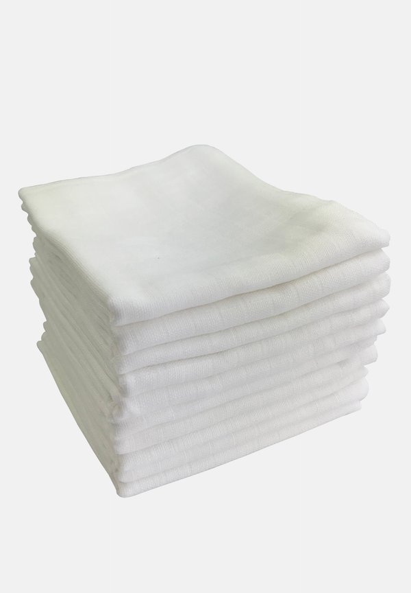 10 PACK  – Mullwindel –  weiß