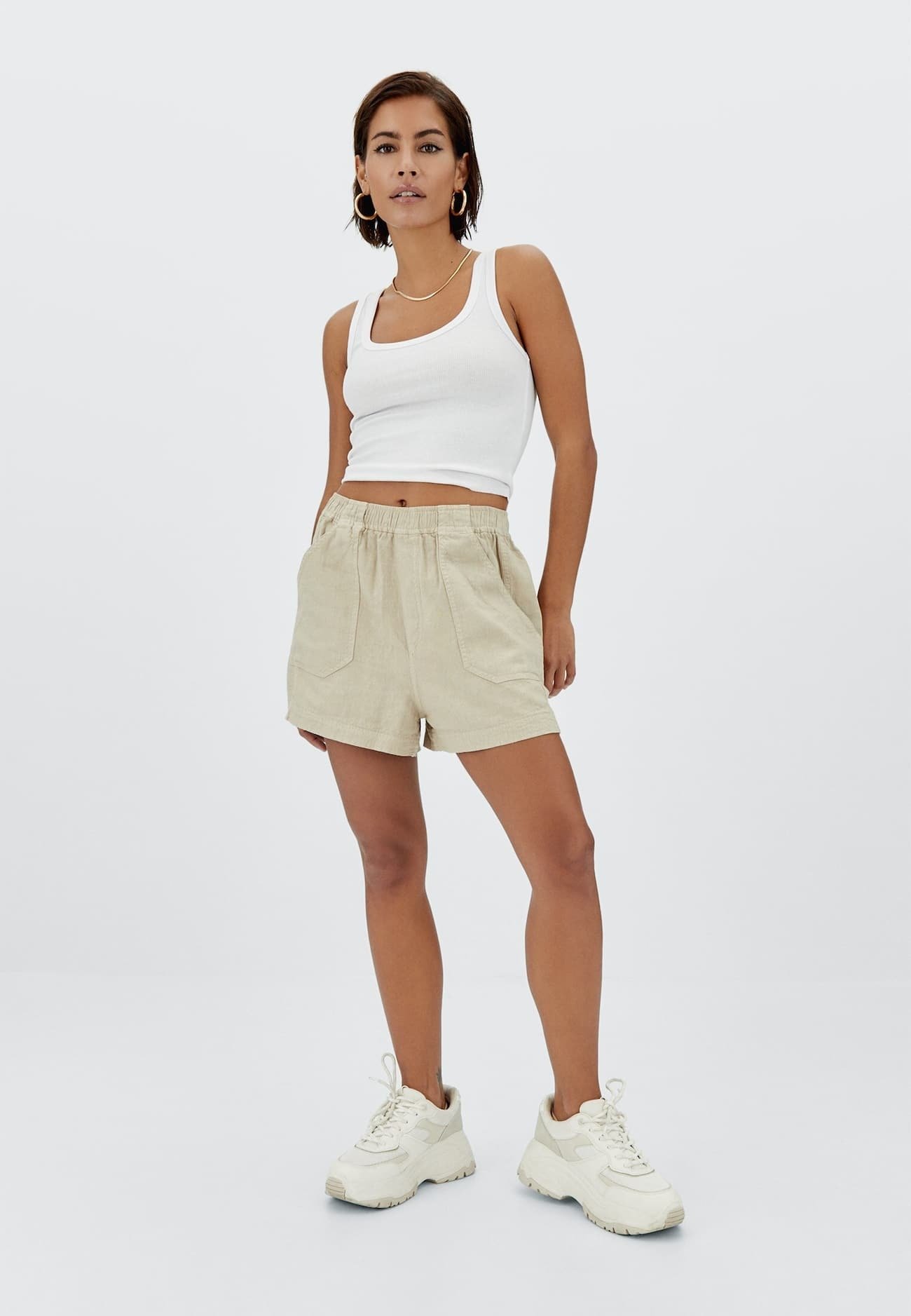 Stradivarius Shorts - sand/sabbia - Zalando.it