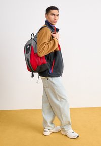 The North Face DAYPACK UNISEX - Mochila - smoked pearl/red