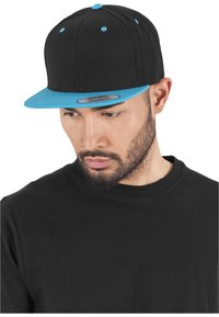 Flexfit - CLASSIC SNAPBACK 2-TONE - Šiltovka - black/turquoise Miniatúrny obrázok 1