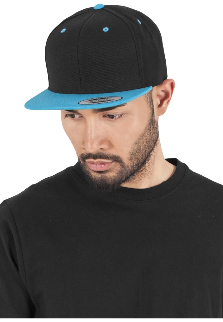 Flexfit - CLASSIC SNAPBACK 2-TONE - Kapa - black/turquoise, Povećaj