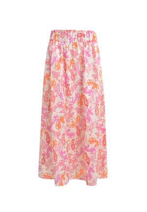 MILANO ITALY, MILANO ITALY MIDIROCK MIT ELASTIKBUND UND ALL OVER PRINT - A-line skirt - pink