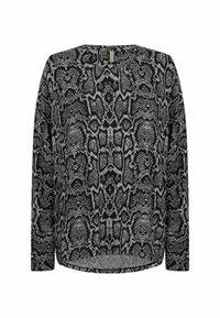 SC-BIARA AOP 138 - Långärmad tröja - med grey melange combi